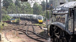 Sir Nigel Gresley Rolls Calmly into Chaotic Carlisle! WCML in chaos! 05 June 24