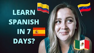 I LEARNED SPANISH IN 7 DAYS - (Challenge Introduction)