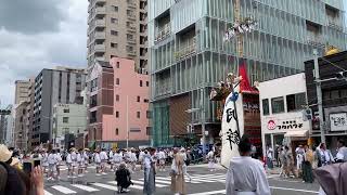 2022年祇園祭 月鉾が到着 四条新町 / 2022 Gion Festival Tsukihoko arrive Shijo Shinmachi