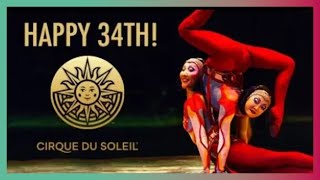 HAPPY BIRTHDAY! 🎂🎉 We're Celebrating YOU as Cirque du Soleil turns 34!! | Cirque du Soleil