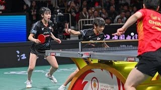 川上流星/面手凛ペア、田中佑汰が中国相手にゲームを奪うも敗北＜卓球・ITTF混合団体ワールドカップ2024＞