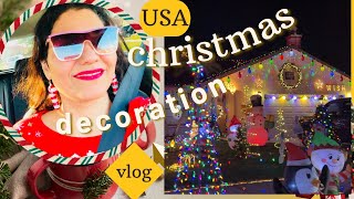 Christmas decoration|Florida|USA|daily vlog|christmas vibes|happy holidays|neighbours decoration