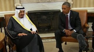 Obama Welcomes Saudi King to White House