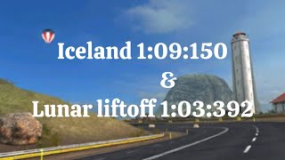 Asphalt 8 - Iceland 1:09:150 & Lunar liftoff 1:03:392 + Gauntlet Highlights