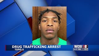 Traffic stop leads to police to drug trafficking arrest in Tupelo