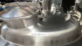 300L Steam Heating Mixing tank with two stirrers