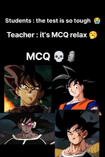 The Test Isn T Tough The Test Shorts Memes Dragoball Goku