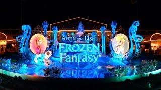 【TDL】「エントランスのデコレーション」アナとエルサのフローズンファンタジー2016＠東京ディズニーランド（Tokyo Disneyland）