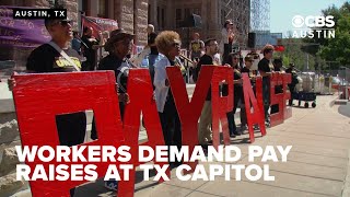 State workers take demands for pay raises and remote work to Texas lawmakers
