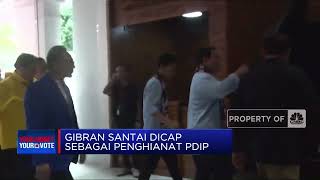 Dicap Pengkhianat PDIP, Gibran Tetap Santai