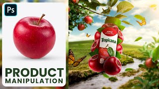 Product manipulation in Photoshop | Apple photoshop manipulation | photoshop tutorial