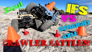 Crawler Battles IFS vs Straight Axle! Zuul vs Zuul Element RC