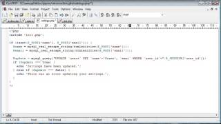 jQuery 114 Updating database table values