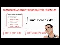 TRANSFORMATION BY TRIGONOMETRIC FORMULAS || SINE AND COSINE