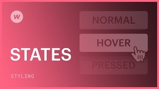 Hover, pressed, and focused states - Webflow CSS tutorial (using the Old UI)