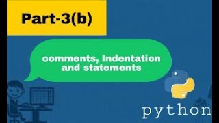 Comments , indentation and statements in Python-In Hindi-{PYTHON} | Python tutorial for beginners