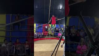 වැල් පාලමේ බයිසිකල් පැදීම #circus #circus_show #got_talent