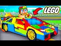 I Turned My LEGO Into a Race Car In Minecraft!