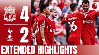Six goals in penultimate home game | Liverpool 4-2 Tottenham | Extended Highligh
