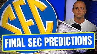 Josh Pate's SEC Predictions + Conference Title Pick (Late Kick Cut)