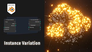 [Tut] Instance Variation using For Each Element Zone - Blender Geometry Nodes 4.3