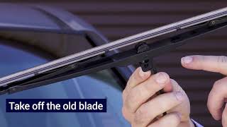 How to remove and install wiper blades with a J Hook connection.