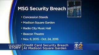 MSG Credit Card Breach