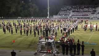 Bloomingdale High School Rajun' Bull Marching Band - 2014 FBA