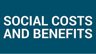 Social costs and benefits