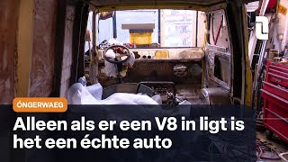 Óngerwaeg is dol op een V8 in Berkelaar