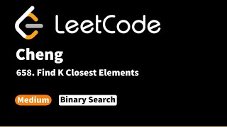 LeetCode 658. Find K Closest Elements