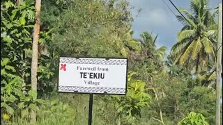 RIDING THROUGH TE'EKIU VILLAGE IN TONGA PART 2 l JOURNEY AROUND TOWN l KINGDOM OF TONGA