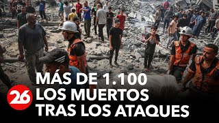 ISRAEL | Ya son más de 1.100 los muertos tras los ataques