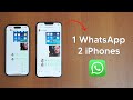How To Use 1 WhatsApp Number in 2 iPhones!