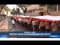 TNI-Polri Ikuti Kirab Bendera Merah Putih di Surabaya