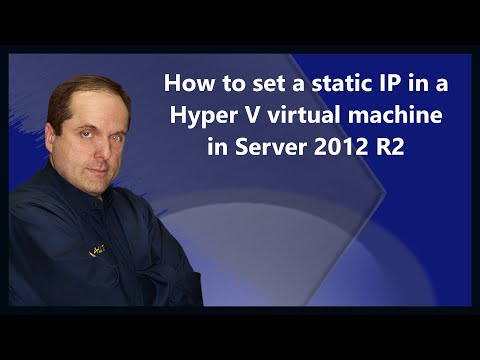 How to set a static IP in a Hyper V virtual machine in Server 2012 R2 How to set a static IP in a Hyper V virtual machine in Server 2012 R2
