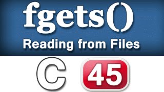 fgets Function C Programming Language Video Tutorial