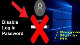 How to Remove / Disable Login Password and Lock Screen  On Windows 10 |Remove Windows 10 Sign in Pin