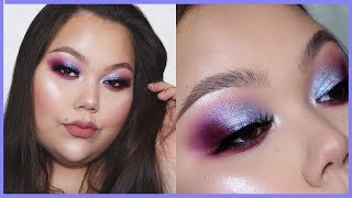 Iridescent Purple Shimmer Eyeshadow Look - Sosu x KeilidhMua Urban Bible Palette | JLeeBeauty