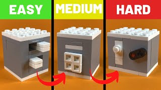 How to Make 5 Mini LEGO Safes!!