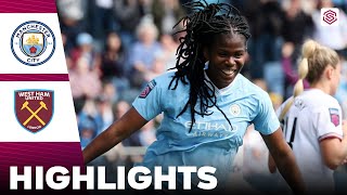 Manchester City vs West Ham United | Highlights | FA Women's Super League 21-04-2024