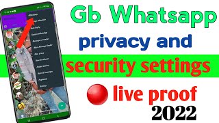 GB WhatsApp Privacy & security settings || GB WhatsApp Setting || Gb WhatsApp secret setting