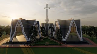Modern Memorial Chapel Design Proposal by Caingles + Vigor Architects & Associates