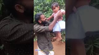 ഞങ്ങൾ മൊട്ട അടിച്ചേ 😘😘#cidmoosa #reelsviral #funnyshorts #fatherdaughter