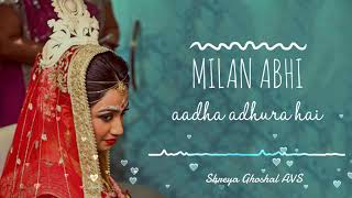 Milan Abhi Aadha Adhura Hai | Vivah | Shreya Ghoshal, Udit Narayan | AVS