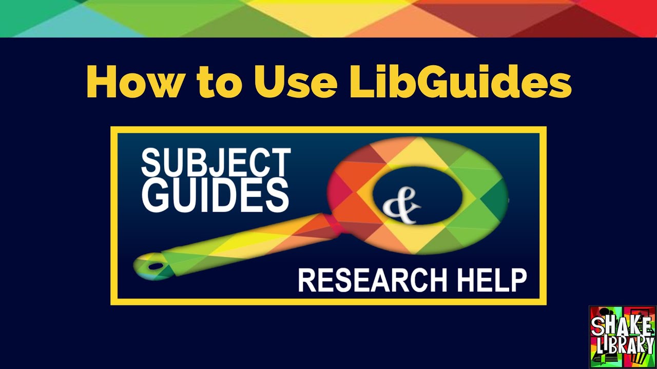 Libguides Youtube