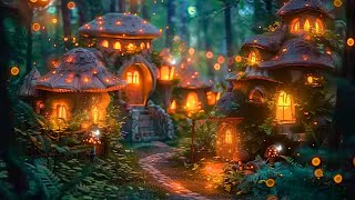 Natural Colors at Fairy Mushroom Village 🍄 Miraculous Effects on Soul \u0026 Body 🌈 Magical Forest Music