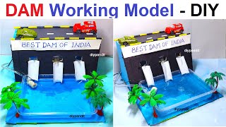 dam working model for science exhibition project - diy at home in simple and easy | DIY pandit