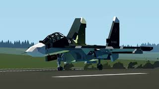 Su30SM Hardlanding