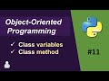 Object Oriented Programming Python -11 | Class Variables in Python | Class Method in Python